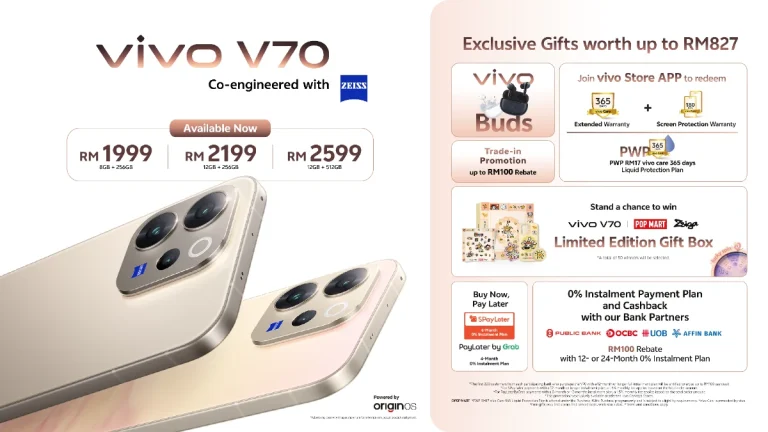 vivo V70 First Sale: Gifts, 0% plans & trade-in deals