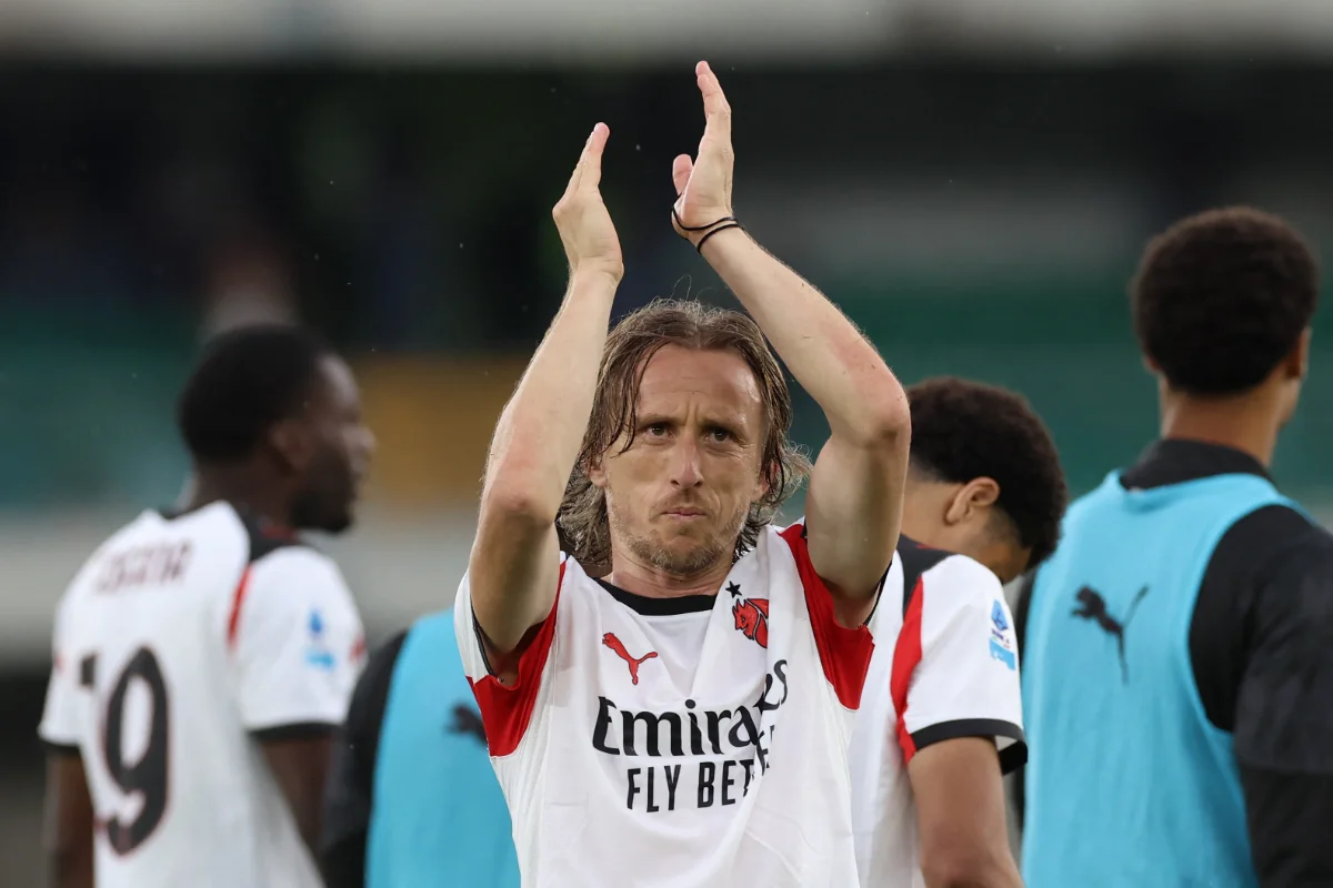 Modric's AC Milan season over after cheekbone surgery