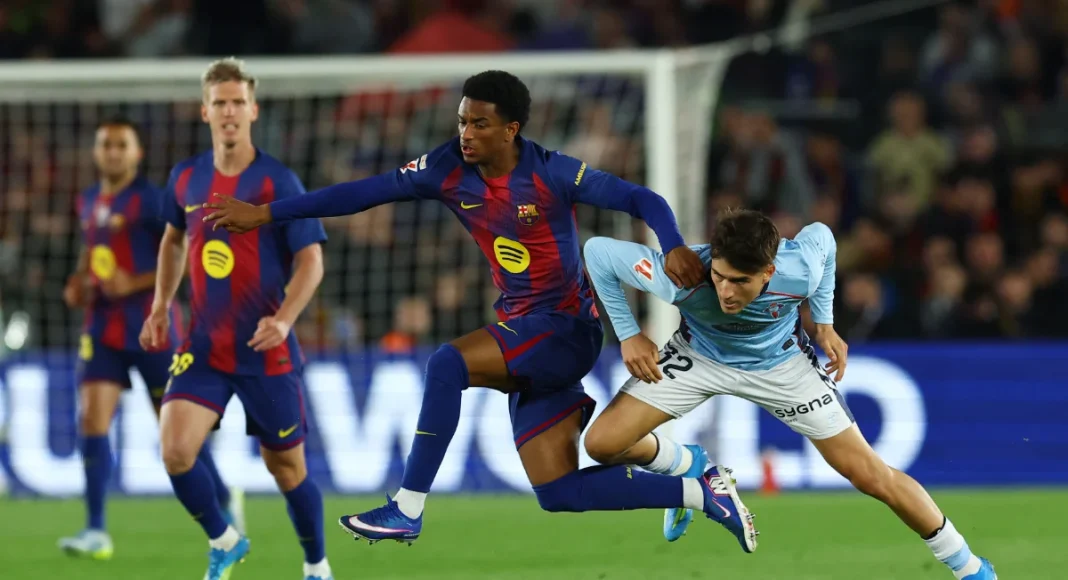 Barcelona edge past Celta Vigo but lose Yamal to injury