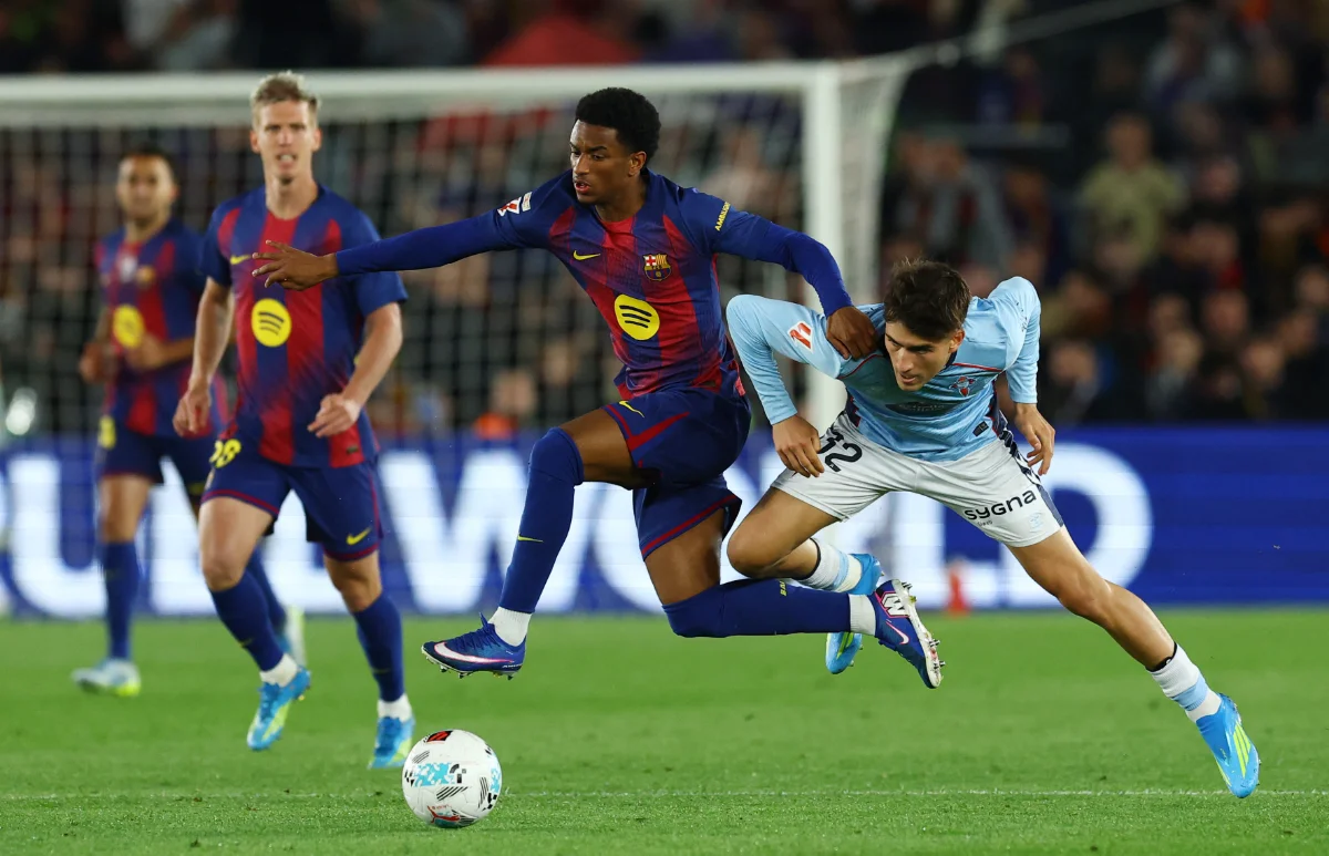 Barcelona edge past Celta Vigo but lose Yamal to injury Barcelona edge past Celta Vigo but lose Yamal to injury