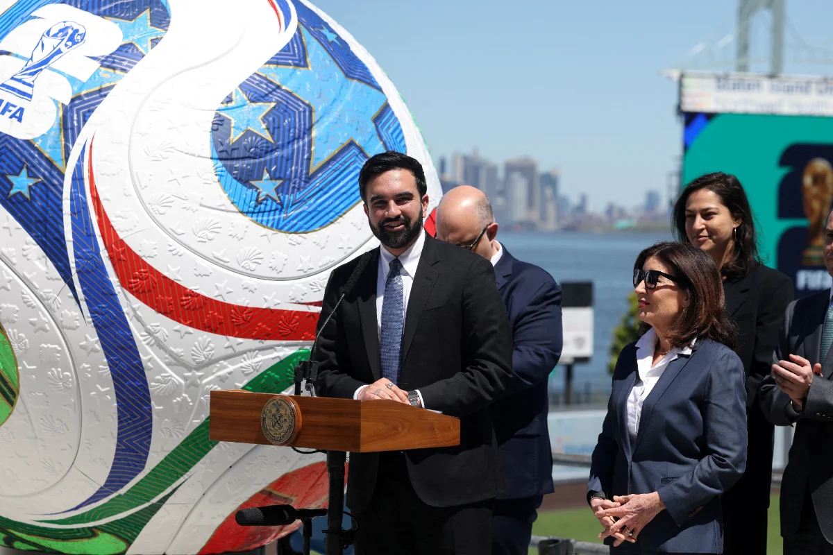 New York unveils free fan zones for World Cup viewing New York unveils free fan zones for World Cup viewing