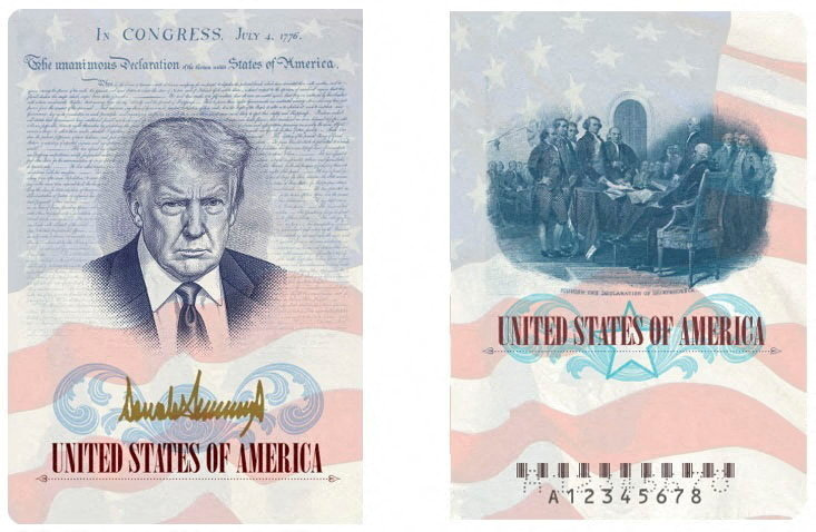 Trump to put his picture in US passports