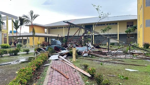 Storm damage hits MRSM Pendang and other areas