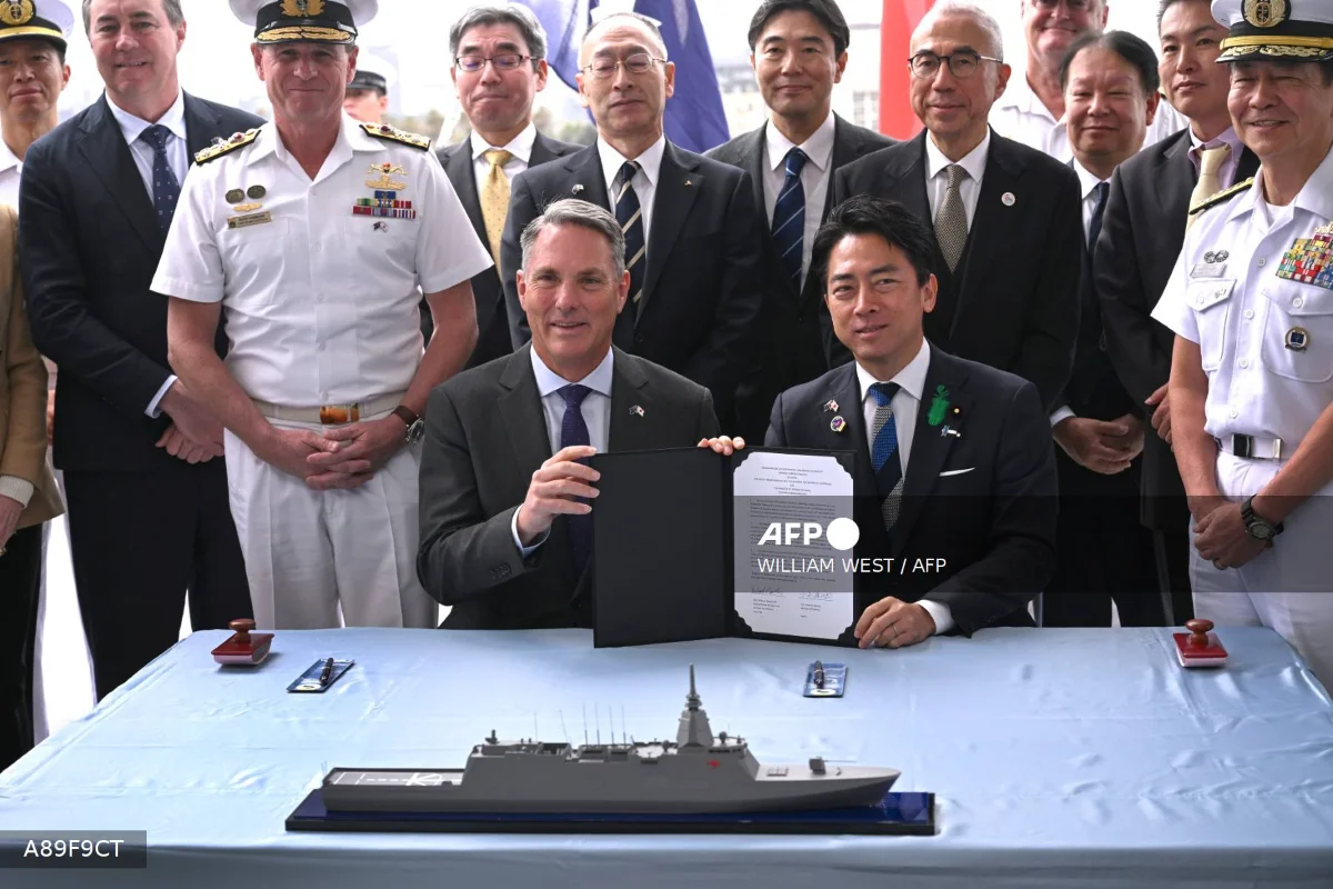 Australia and Japan sign multibillion-dollar warship contract Australia and Japan sign multibillion-dollar warship contract