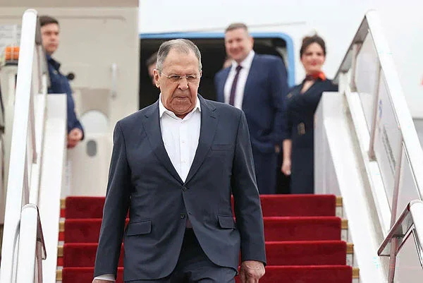 CHINA-RUSSIA-DIPLOMACY Xi meets Russian FM Lavrov in Beijing: Chinese state media