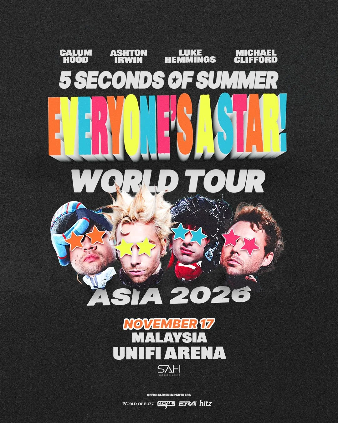 5 SOS returns to Malaysia with long-awaited Kuala Lumpur concert