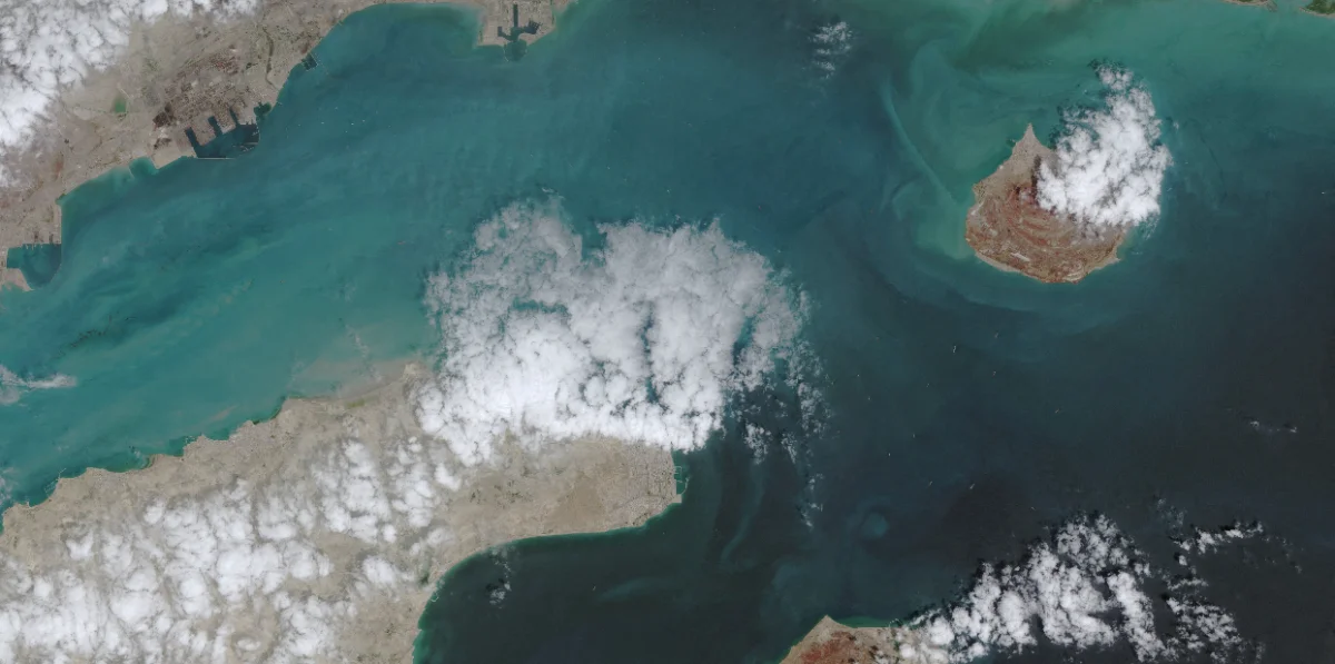 Convoy of tankers is seen crossing Strait of Hormuz, vessel tracking data shows
