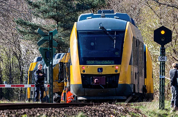 DENMARK-TRANSPORT-RAILWAY-ACCIDENT- Many injured in head on train smash in Denmark: reports