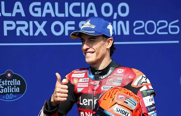 Marc Marquez wins chaotic Spanish MotoGP sprint in rain