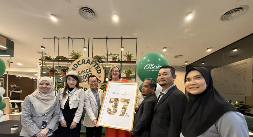 O’Briens Irish Sandwich Cafe Malaysia opens 37th outlet at Prince Court Medical Centre