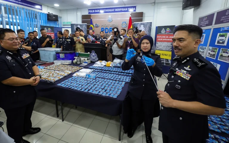 Sarawak police smash RM16.8 million drug syndicate using homestays
