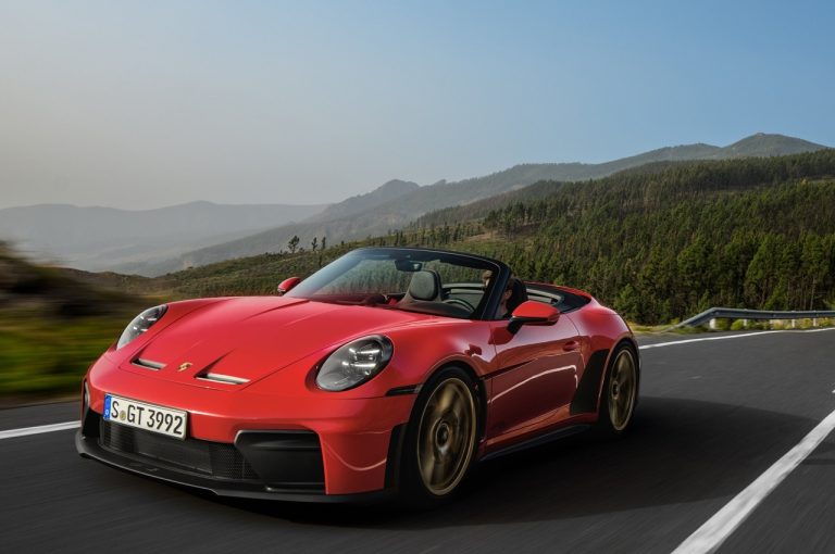 The Porsche 911 GT3 S/C pairs that glorious 4.0-litre screamer with a manual and automated roof for glorious motoring