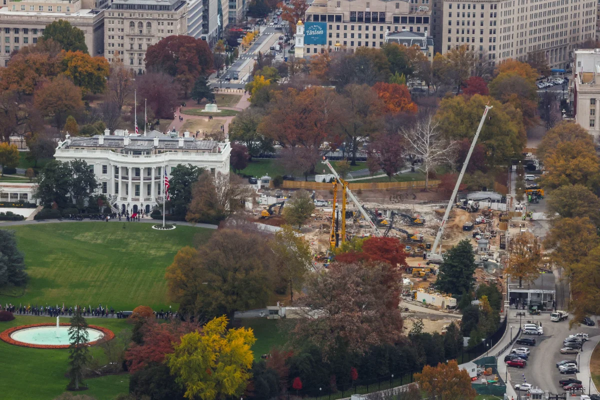 Trump ballroom construction allowed for now US appeals court says Trump ballroom construction allowed for now, US appeals court says