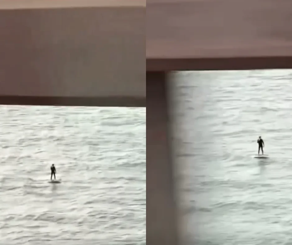 Daring or dangerous? Man spotted surfing under penang bridge goes viral Daring or dangerous? Man spotted surfing under penang bridge goes viral