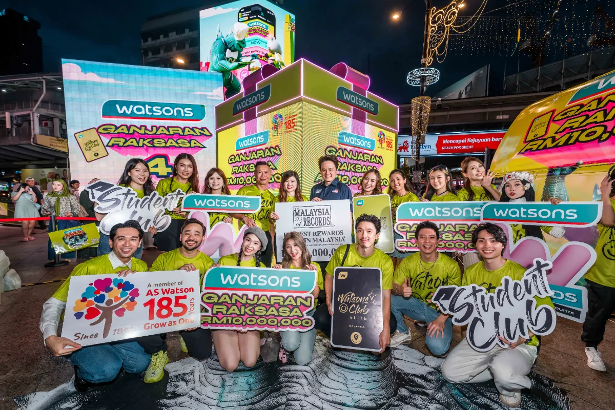 Watsons Malaysia unveils RM10mil “Ganjaran Raksasa” rewards campaign for members Watsons Malaysia unveils RM10mil “Ganjaran Raksasa” rewards campaign for members