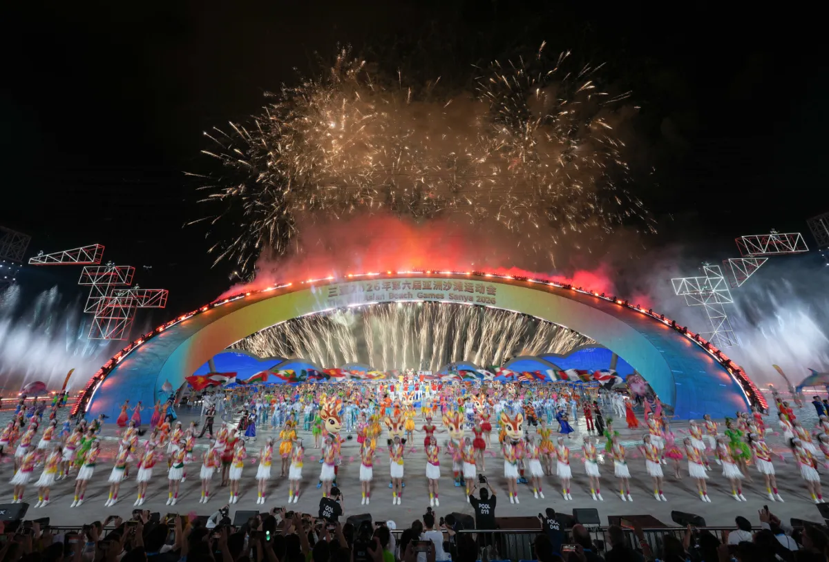 asian-beach 6th Asian Beach Games opens in Sanya