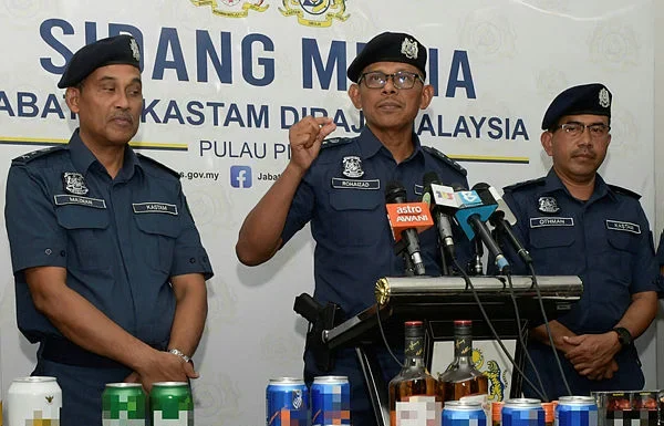 Penang customs seizes RM3.6 million in untaxed cigarettes and liquor