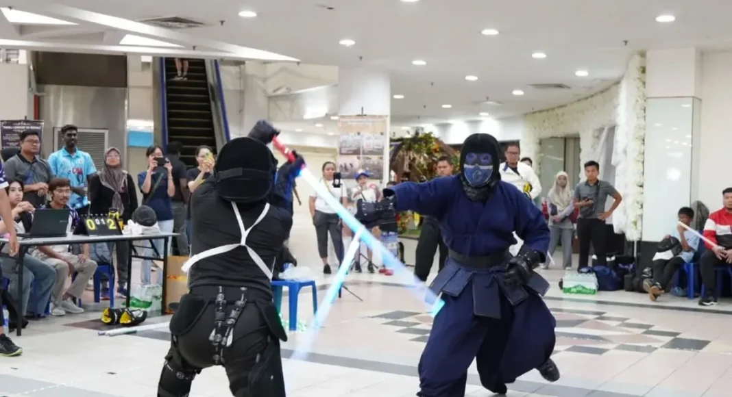 Lightsaber duelling offers a low-barrier entry into an active hobby. – ALL PICS COURTESY OF ADAM