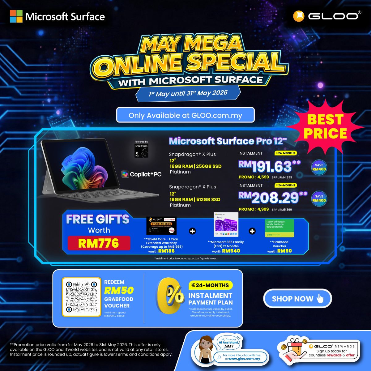GLOO, iTworld launch mid-year deals on Microsoft Surface Copilot+ PCs