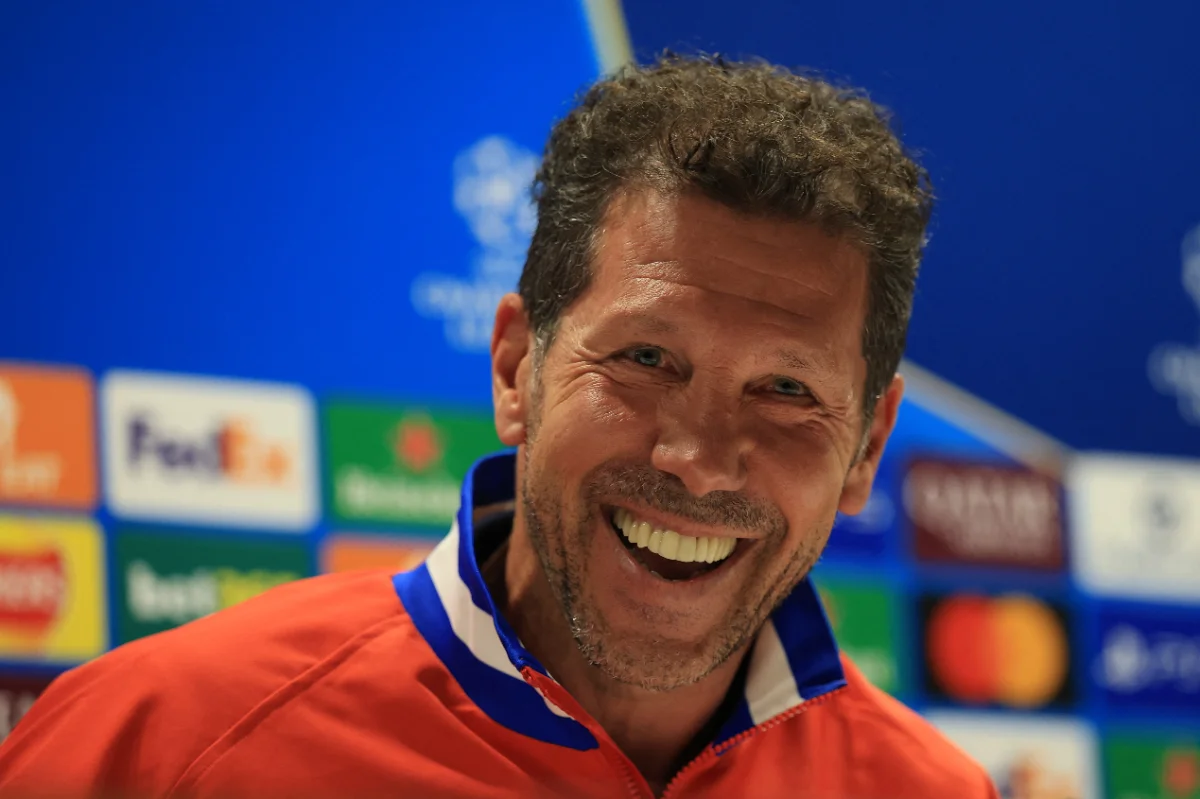 Simeone laughs off hotel switch before Arsenal clash Simeone laughs off hotel switch before Arsenal clash