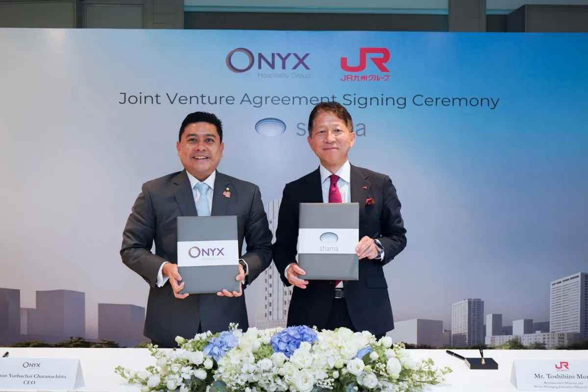 Onyx Hospitality Group enters joint venture with JR Kyushu Group to develop Shama North Pattaya, strengthening strategic partnership in Thailand
