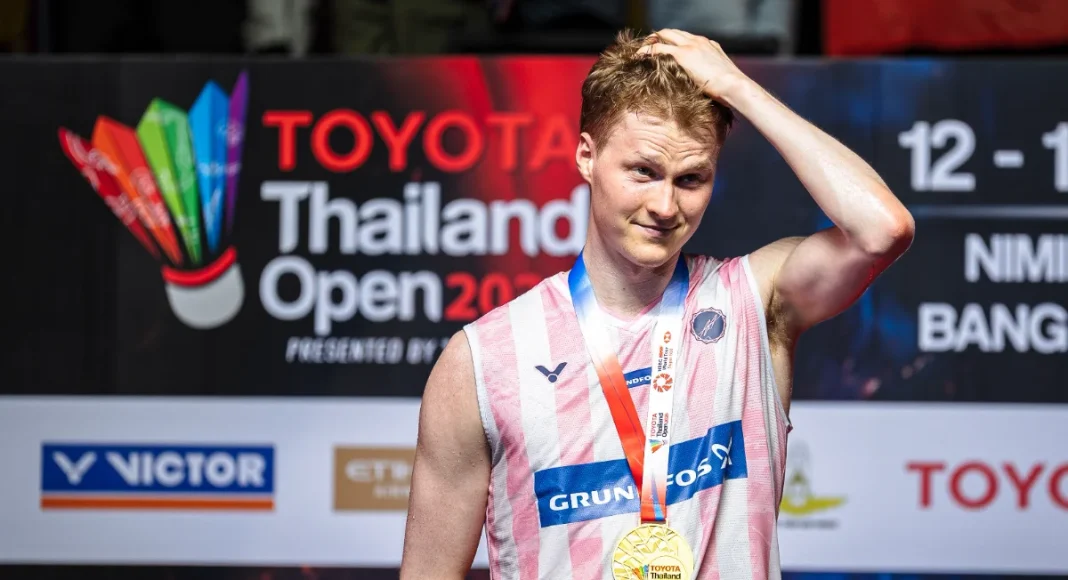 Antonsen beats Kunlavut to win Thailand Open badminton title