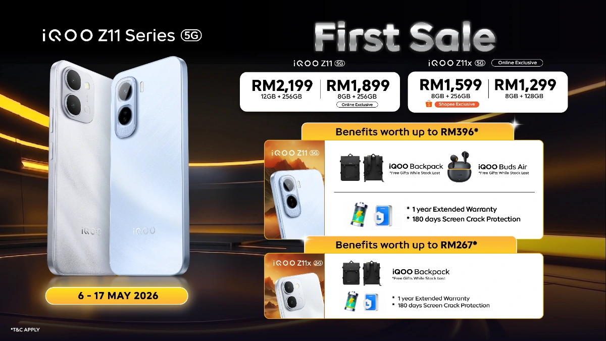 iQOO Malaysia launches Z11 Series, priced from RM1,299 iQOO Malaysia launches Z11 Series, priced from RM1,299