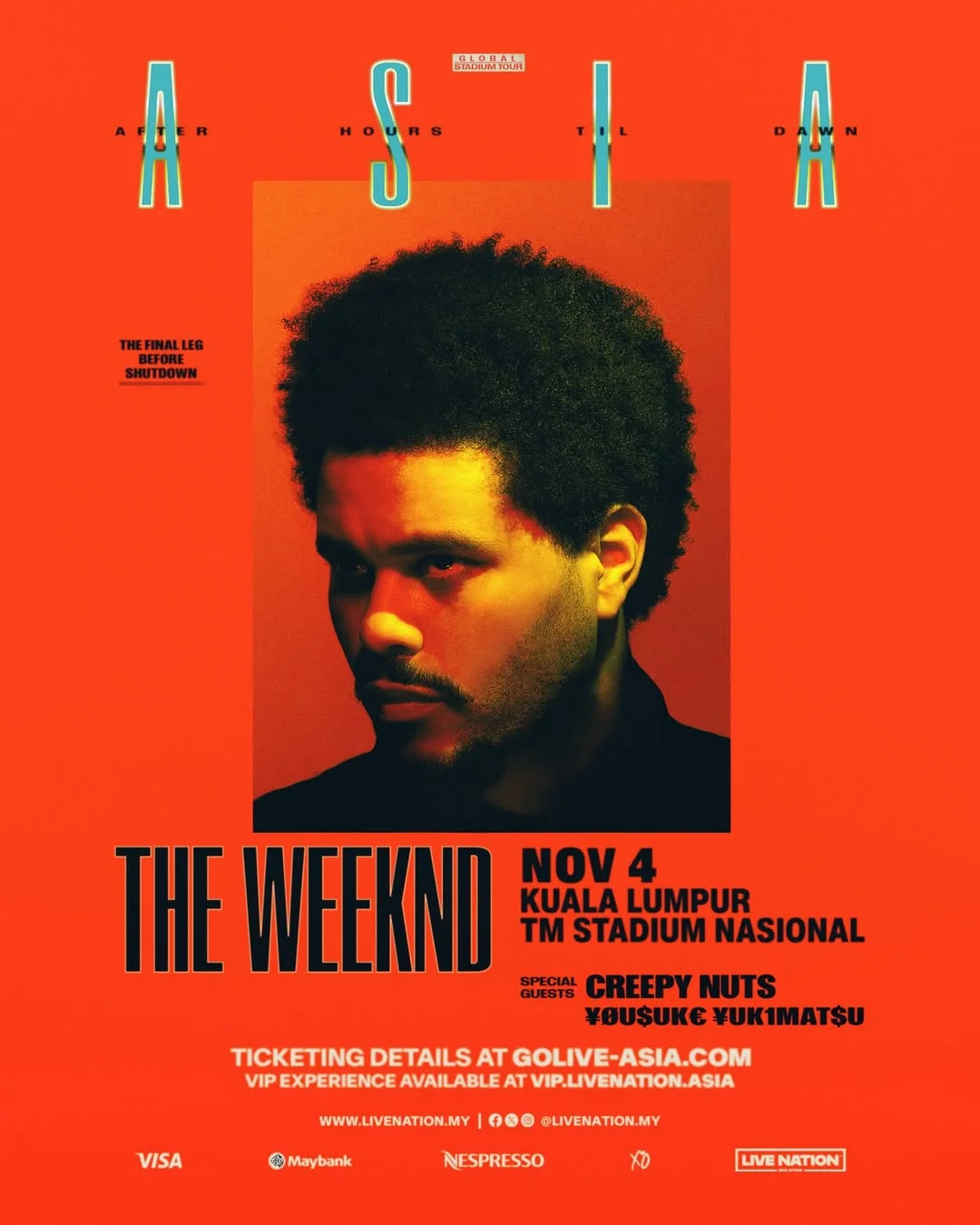 The Weeknd’s After Hours Til Dawn tour finally lands in Malaysia The Weeknd’s After Hours Til Dawn tour finally lands in Malaysia