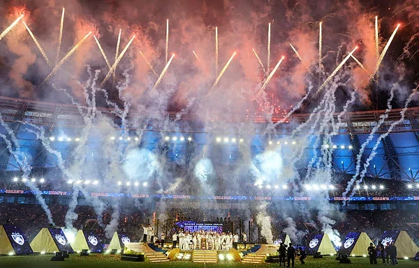 Jdt celebrates 12th Super League title with fireworks and drone show