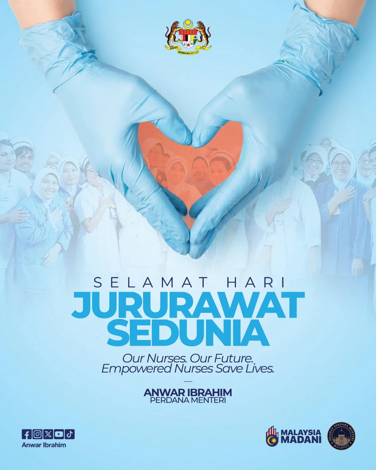 PM Anwar pays tribute to nurses for invaluable service and sacrifice PM Anwar pays tribute to nurses for invaluable service and sacrifice