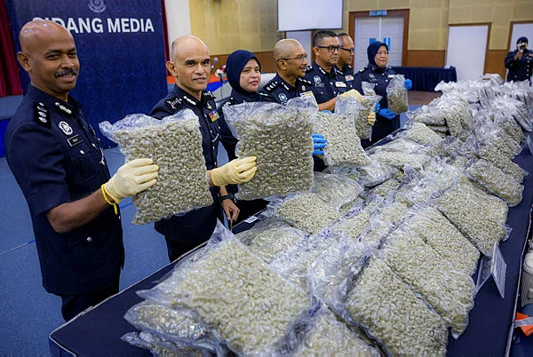 Police bust drug syndicates, seize RM12.6 million in drugs at KLIA