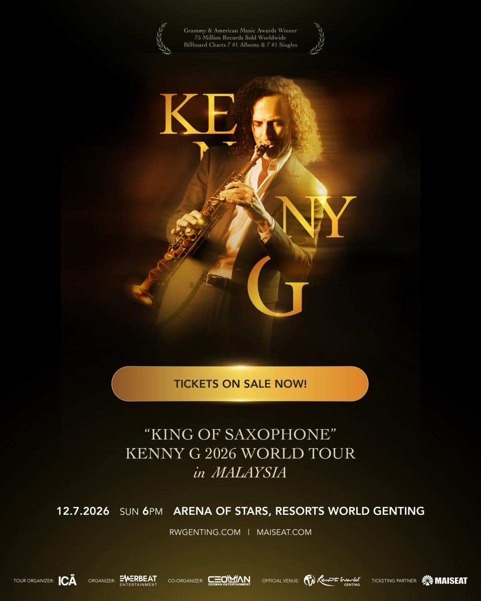 Kenny G returns to Malaysia with 2026 world tour concert