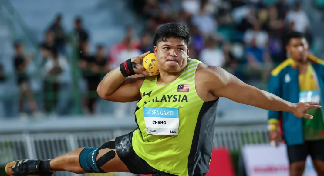 Jonah sets new national shot put record at 18.81m