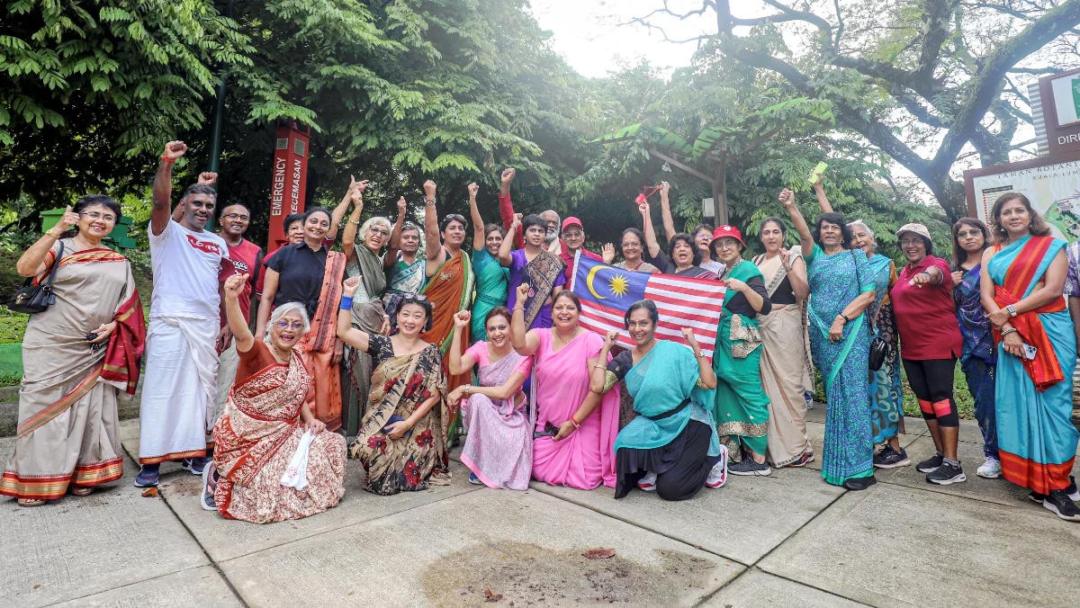Saree walkathon flutters with fun elegance and empowerment Saree walkathon flutters with fun, elegance and empowerment