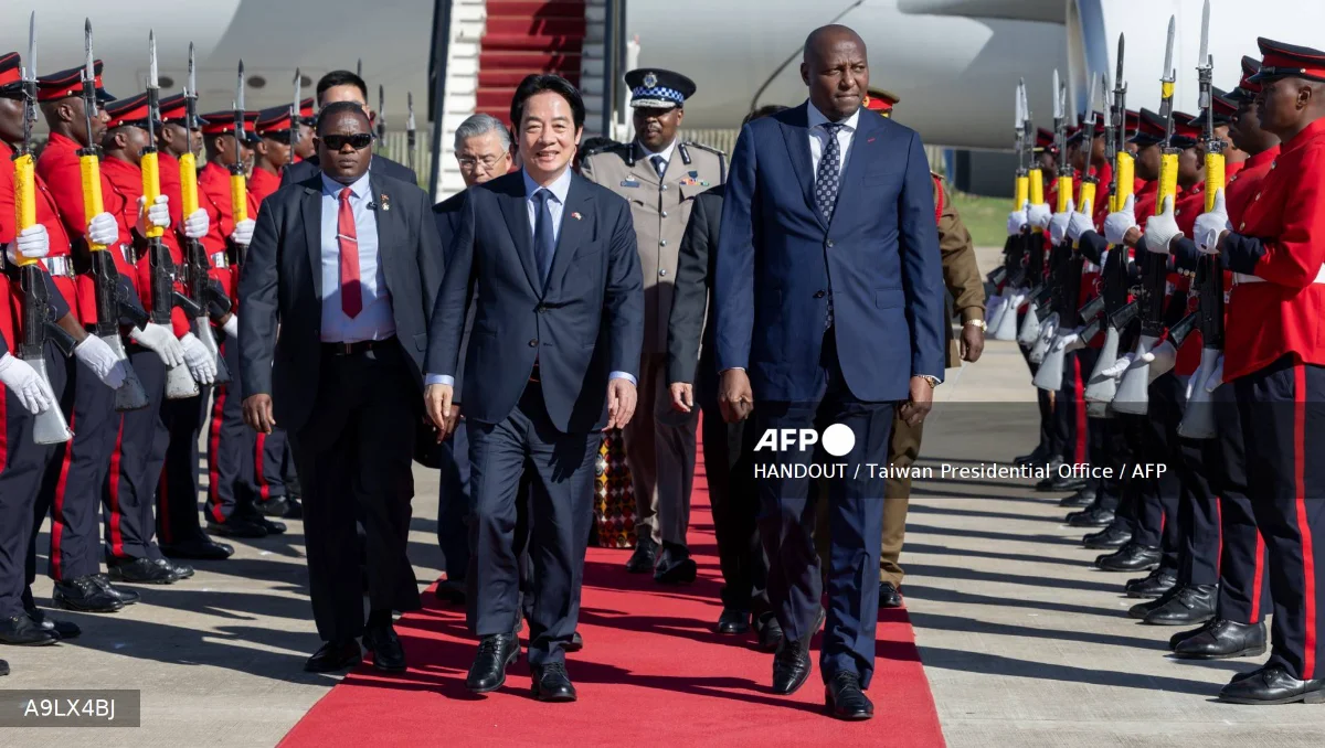 Taiwan leader makes delayed visit to Eswatini following pressure from China Taiwan leader makes delayed visit to Eswatini following pressure from China