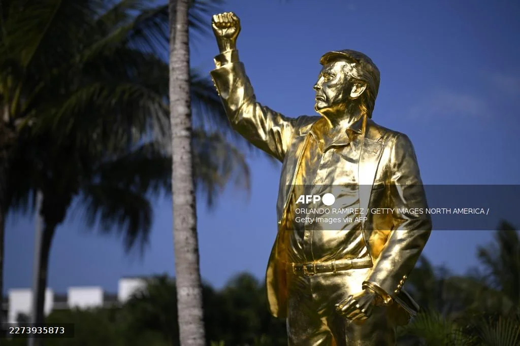 Trump statue in Miami is a symbol of honour, not worship