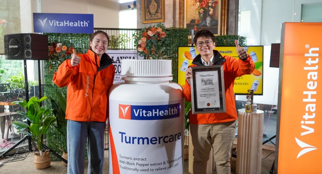 VitaHealth recognised by Malaysia Book of Records for turmeric supplement sales