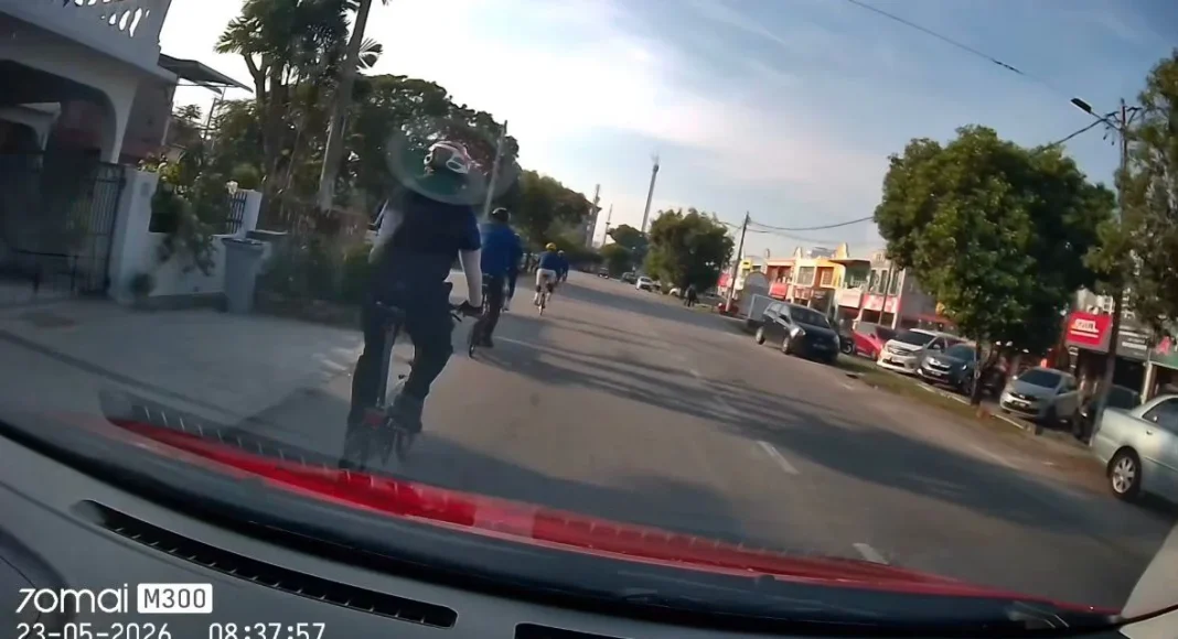 Who has the right of way? Viral cyclist incident fuels discussion on shared roads