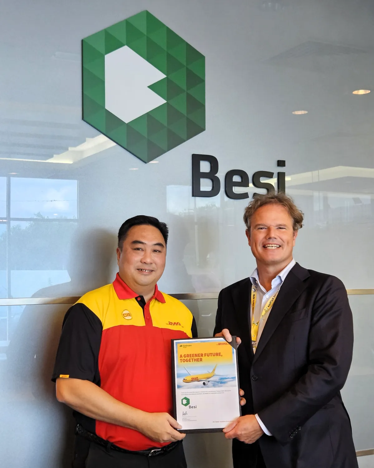 dhle-my-besi-apac Besi APac joins DHL Express’ GoGreen Plus to reduce carbon emissions through use of sustainable aviation fuel
