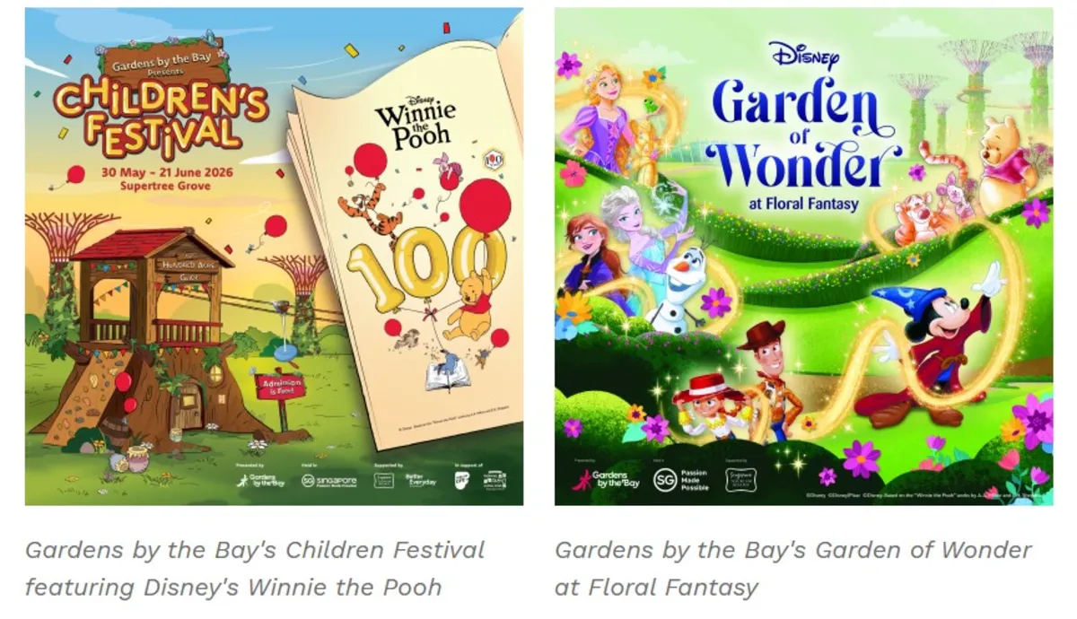 Singapore’s Gardens by the Bay Unveils Two New Disney-Themed Experiences For Families