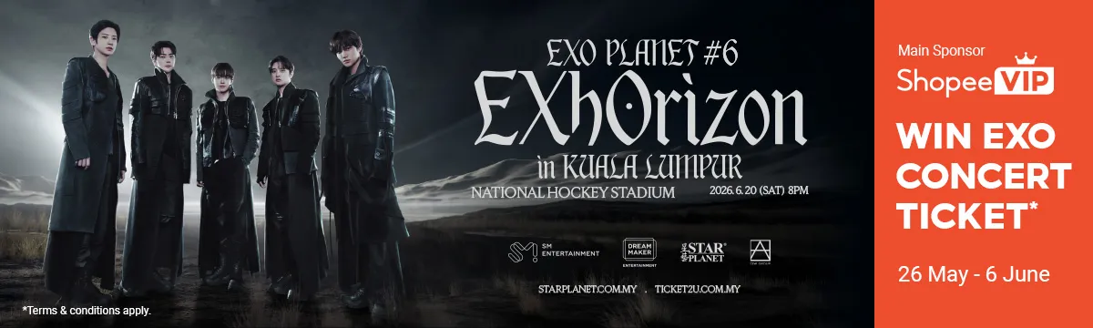 Win EXO concert tickets and exclusive merchandise with Shopee