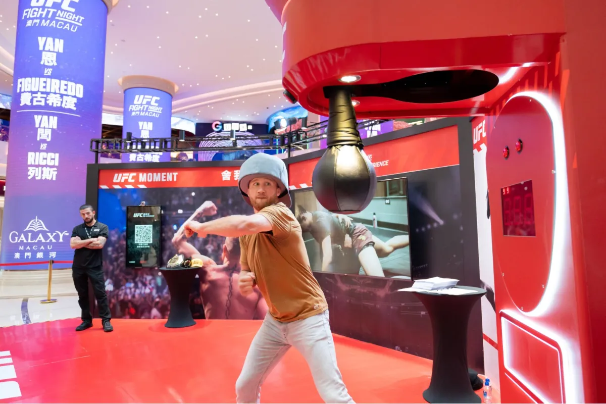 Galaxy Macau and UFC Co-present an Action-packed Series of Interactive Events Throughout Fight Week for UFC FIGHT NIGHT Macau Galaxy Macau and UFC Co-present an Action-packed Series of Interactive Events Throughout Fight Week for UFC FIGHT NIGHT Macau