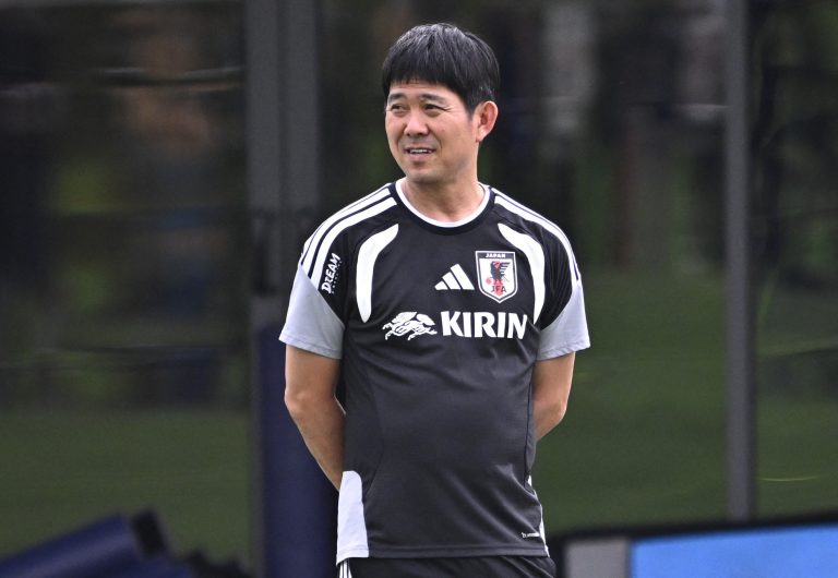 Buoyant Japan coach targets World Cup glory despite Mitoma blow