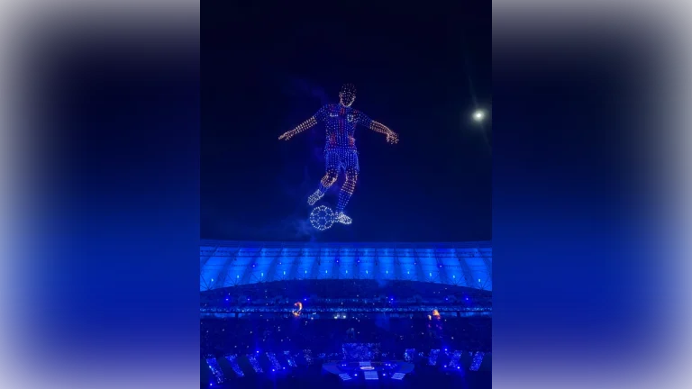 JDT title celebration lights up stadium with spectacular drone show