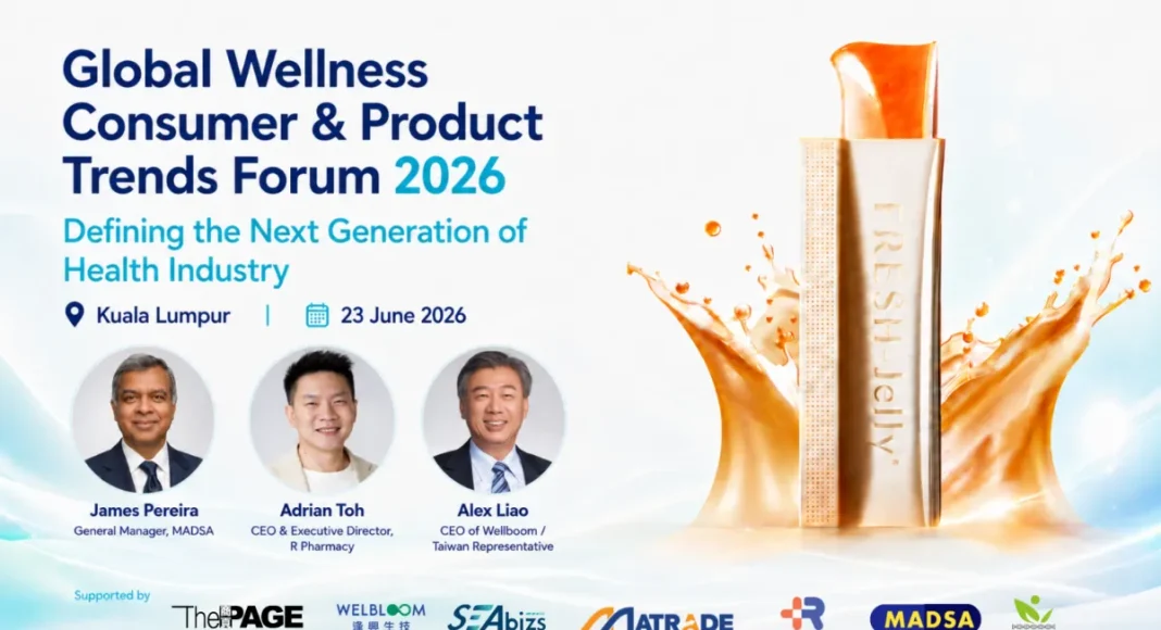 Global wellness forum 2026 set for June 23 in Kuala Lumpur as Malaysia's nutraceutical industry embarks on next-gen transformation