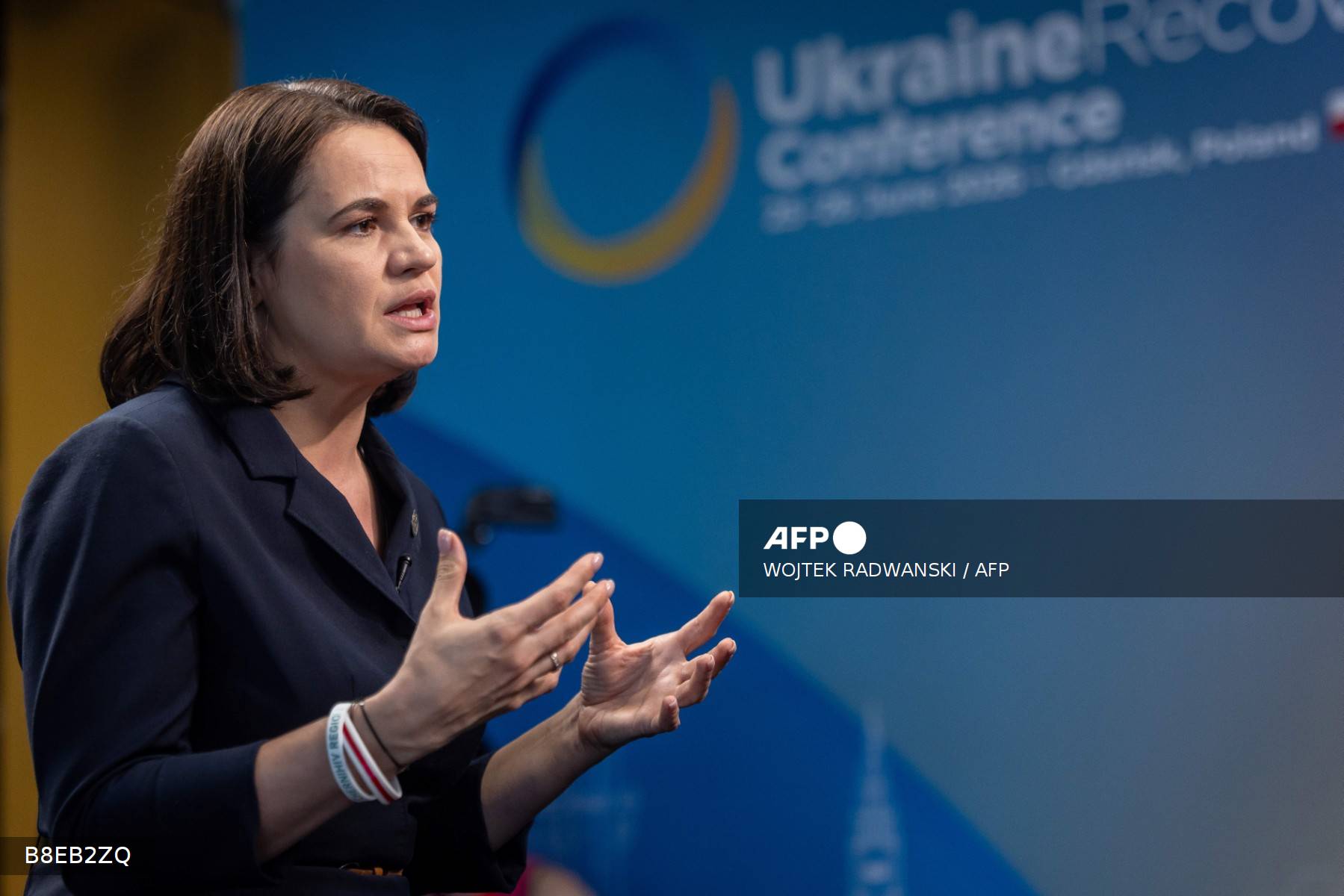 Belarus opposition leader warns Lukashenko remains a threat to Ukraine