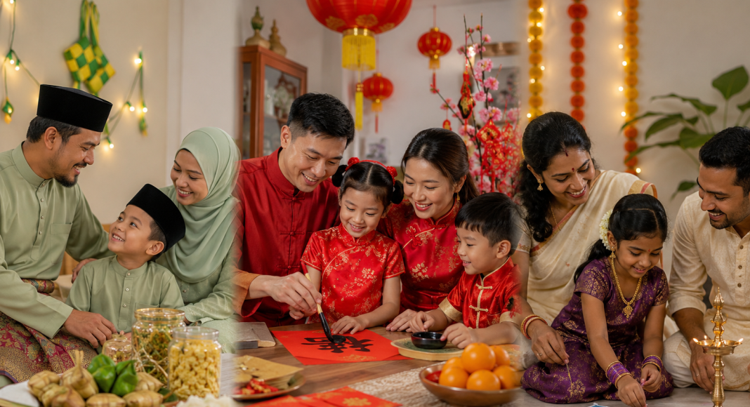 Families can introduce children to Malaysia’s cultural traditions through food, art, clothing and everyday practices at home.