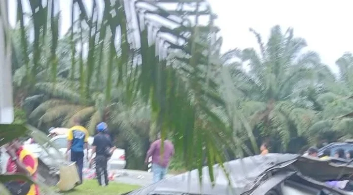 Police arrest 19-year-old man over fatal five-vehicle crash in Kluang that killed five, including a family of four.