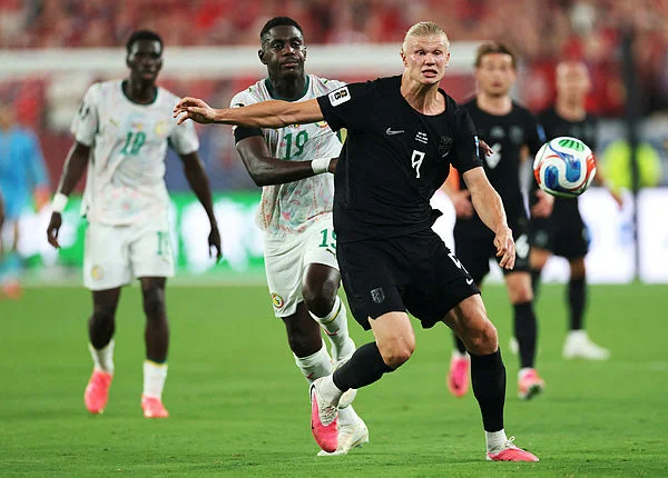 FOI-SOC-SPO-WCS-NORWAY-V-SENEGAL_-GROUP-I-FIFA-WORLD-CUP-2026 'Let's be realistic': Haaland cools Norway's World Cup expectations
