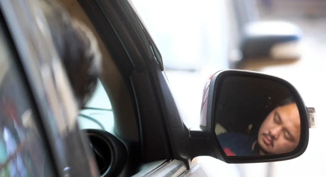 Deadly danger of driving tired